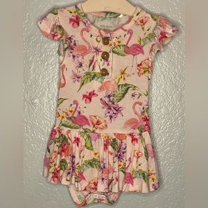 Posh peanut skirt bodysuit